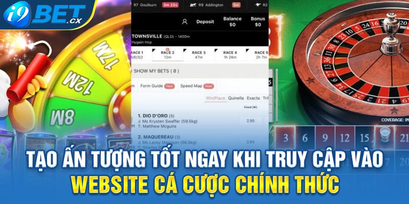 Tạo ấn tượng tốt ngay khi truy cập vào website cá cược chính thức